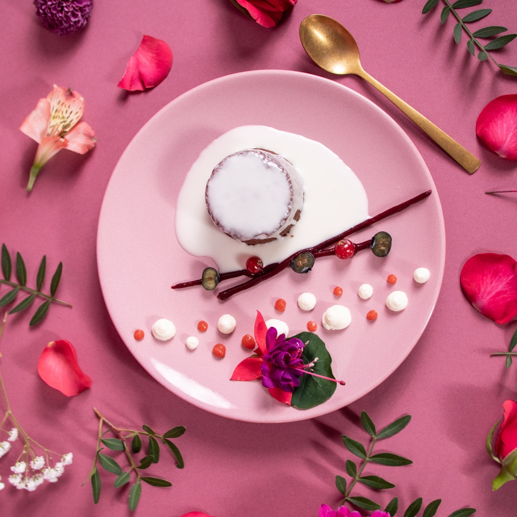 Schokoladenkreation mit Eleganz